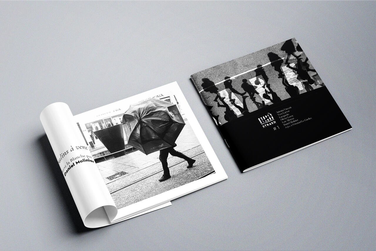 Daniel Molinier, Brest la Blanche - Page de sa série dans le fanzine Straed #1