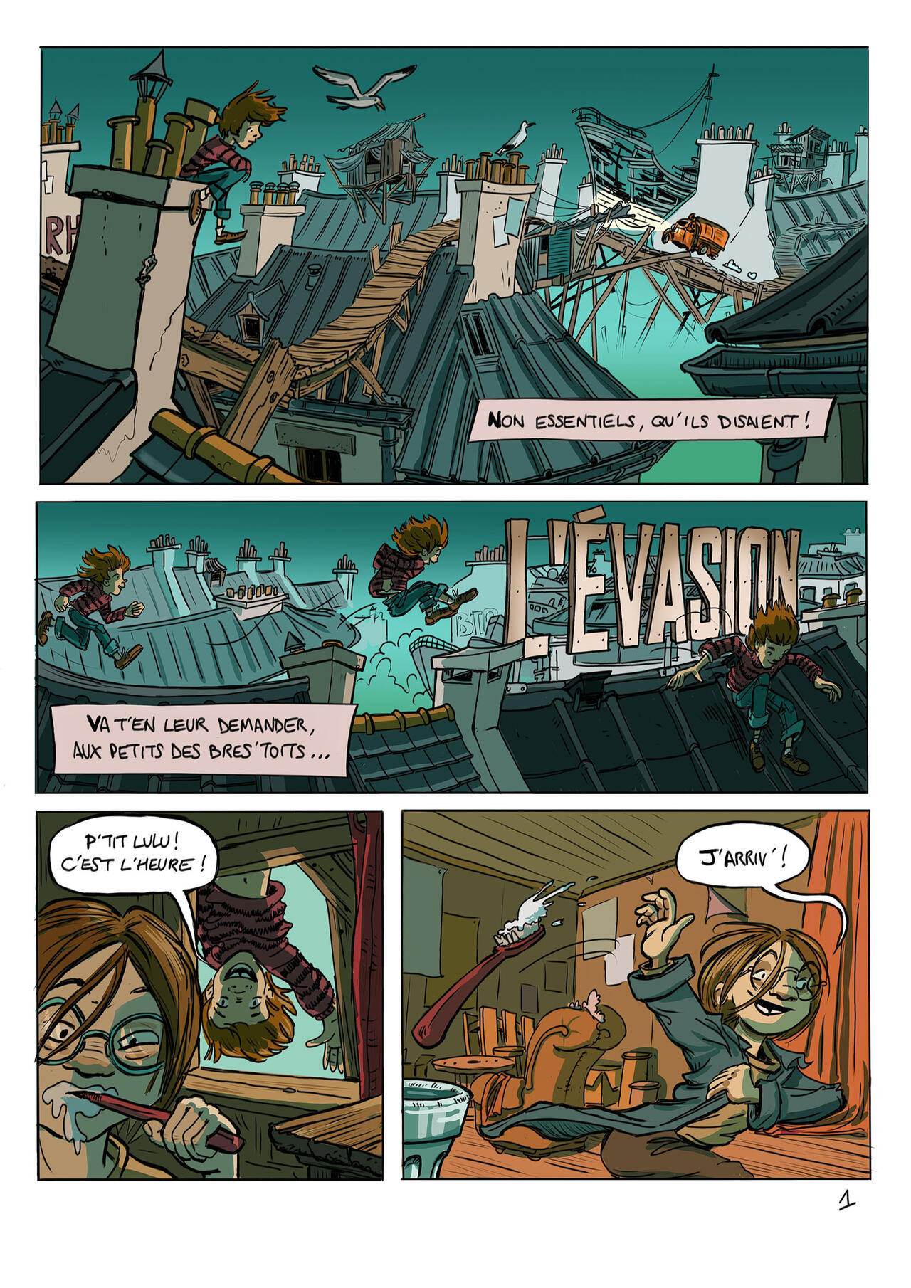 Planche d'une BD par Cécile Hocquet 2