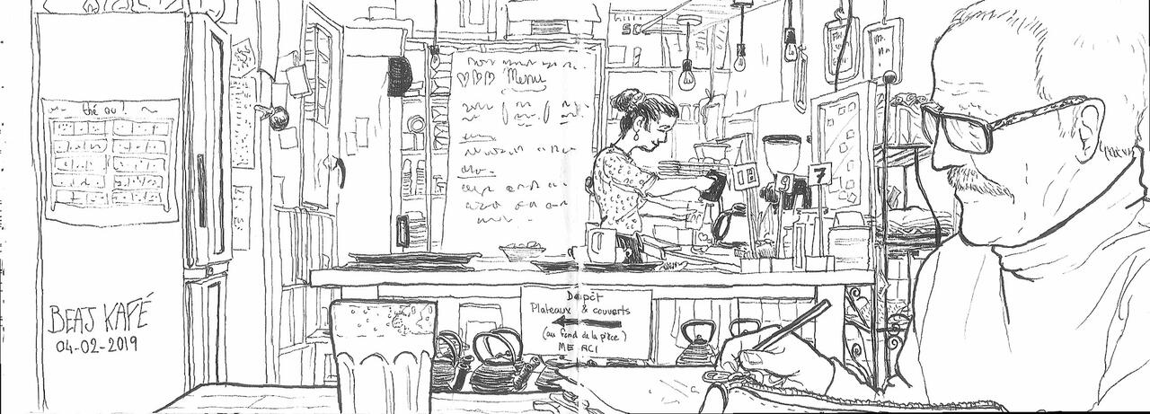 Croquis par Cécile Hocquet