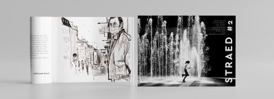 Première page de la série de dessins de rue par Guillaume Duval