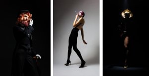 3 drags de Brest photographieées en studio pour l'exposition "Slay the Gender"