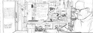 Croquis par Cécile Hocquet