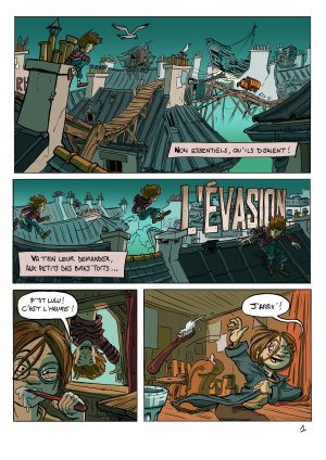 Planche d'une BD par Cécile Hocquet 2